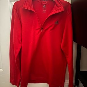 RED ADIDAS SWEATER UNISEX